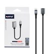 تبدیل NITU OTG TO micro USB  مدل CN20 - مشکی خاکستری (گارانتی 18 ماه تعویض نیکان همراه)
