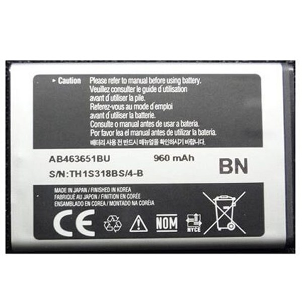 باتری موبایل اورجینال S3650 Corby / Corby Pro / S5600 Preston / Monte S5620 AB463651BU