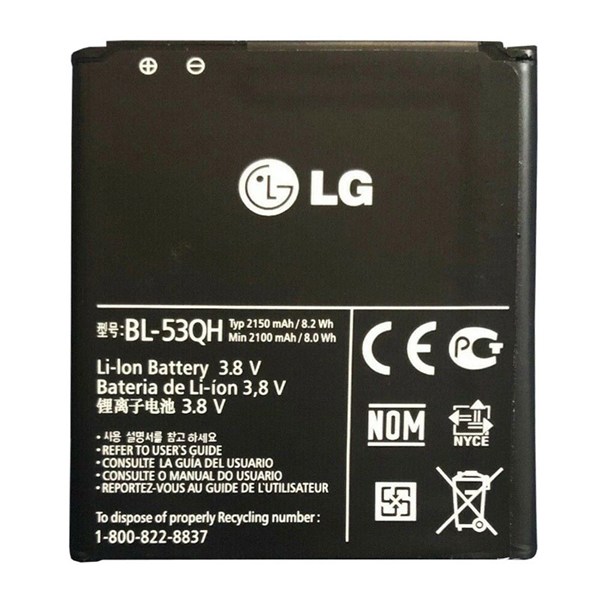 باتری موبایل اورجینال ال جی LG Optimus L9