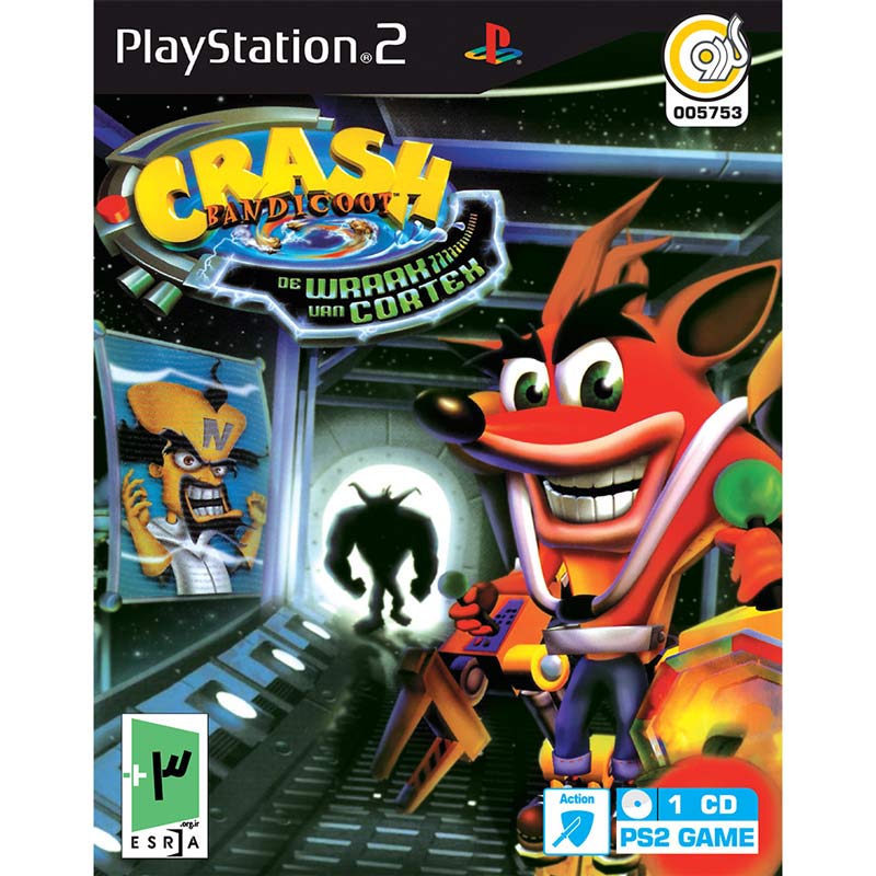 بازی Crash Bandicoot The Warth Of Cortex گردو مناسب برای PS2