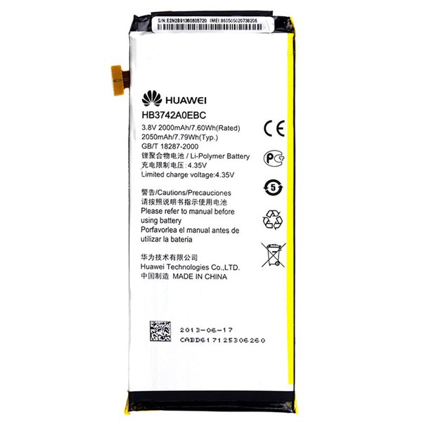 باتری موبایل اورجینال هواوی Huawei P6 HB3742A0EBC