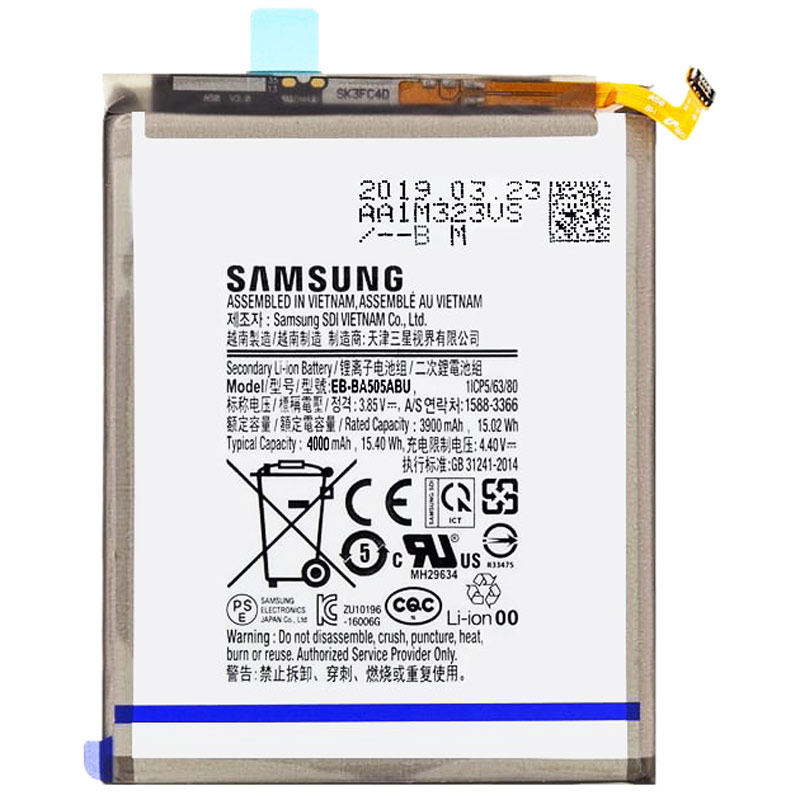 باتری موبایل اورجینال سامسونگ Samsung A50 EB-BA505ABU NFC