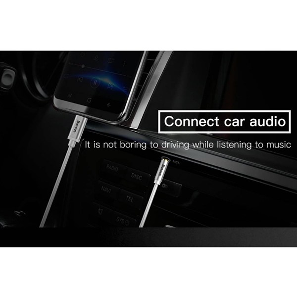 کابل تبدیل Type-C به AUX باسئوس M01 CAM01 طول 1.2 متر