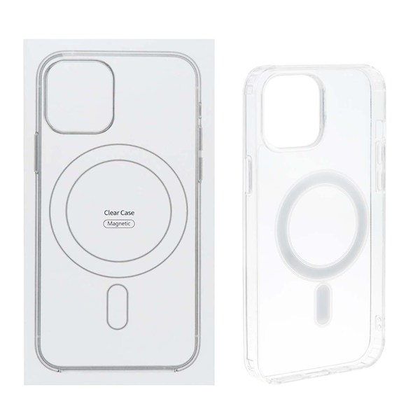 قاب شفاف Apple iPhone 12 Pro Max با قابلیت شارژ MagSafe (پک دار)