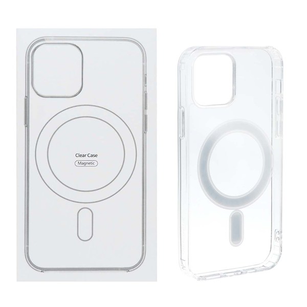 قاب شفاف Apple iPhone 12 / iPhone 12 Pro با قابلیت شارژ MagSafe (پک دار)