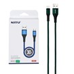 کابل شارژ پاوربانک فست اندروید NITU مدل NC31 - سبز (گارانتی 12 ماه تعویض نیکان همراه)