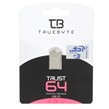 TRUEBYTE TRUST USB2.0 Flash Memory-64GB نقره ای (گارانتی مادام العمر شرکت آی تین)