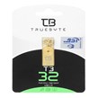 TRUEBYTE T3 USB2.0 Flash Memory-32GB طلایی (گارانتی مادام العمر شرکت آی تین)