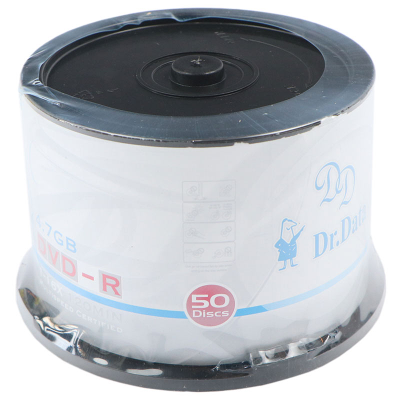دی وی دی خام دکتر دیتا ظرفیت 4.7 گیگابایت بسته 50 عددی