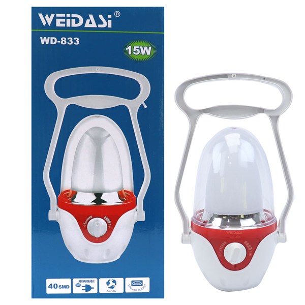 چراغ فانوسی شارژی ویداسی WD-833