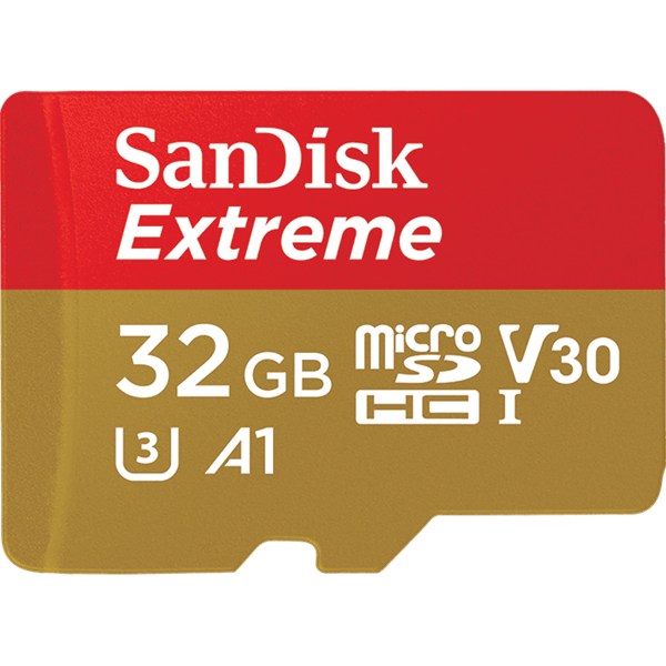 رم میکرو 32 گیگ سن دیسک SanDisk Extreme U3 90MB/s + خشاب