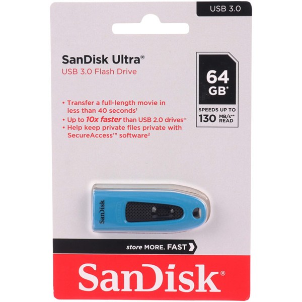 فلش 64 گیگ سن دیسک SanDisk Ultra CZ48 USB3.0