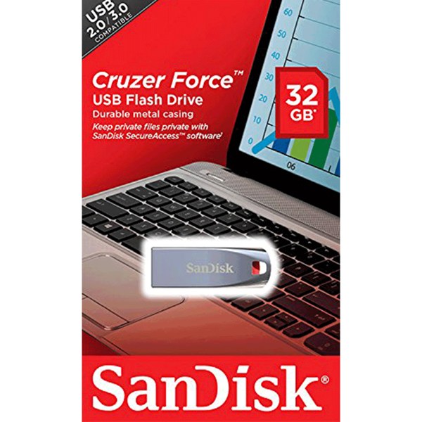 فلش 32 گیگ سن دیسک SanDisk Cruzer Force CZ71