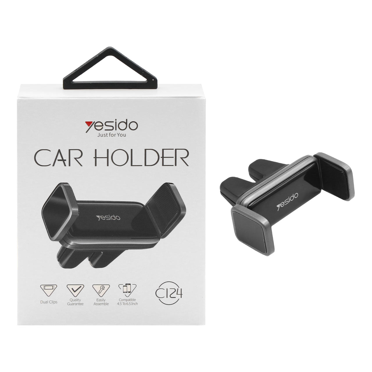 هولدر گوشی موبایل دریچه ای خودرو yesido مدل C124 - مشکی