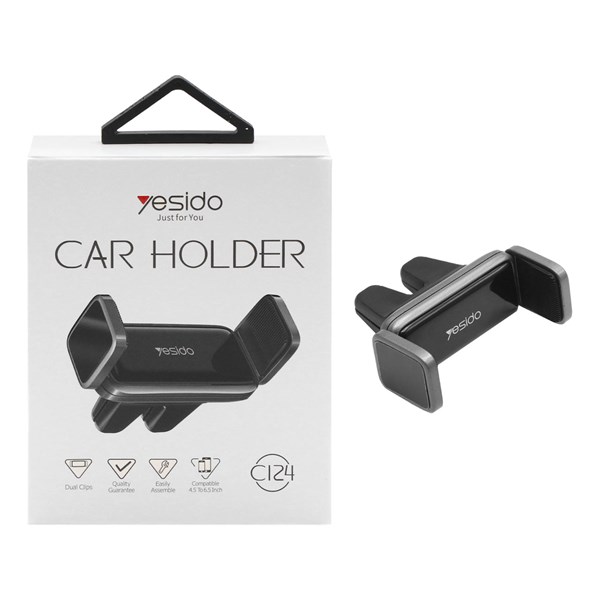 هولدر گوشی موبایل دریچه ای خودرو yesido مدل C124 - مشکی