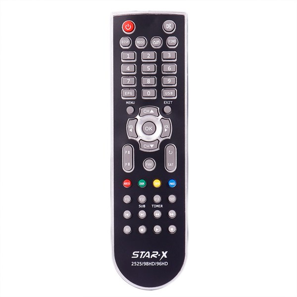 کنترل گیرنده استار ایکس Star.X 2525/98HD/96HD