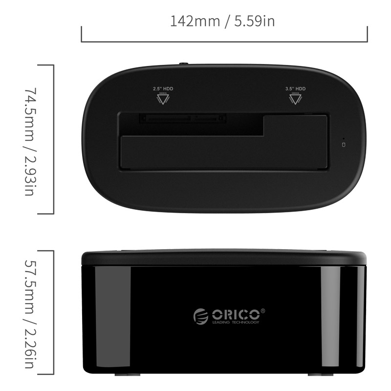 داک هارد اوریکو Orico 6218US3 USB3.0