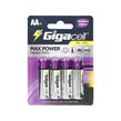 باتری قلمی GigaCell-AA مدل MAX POWER Heavy Duty R6 - بسته 4 عددی