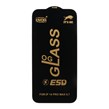 محافظ صفحه نمایش شیشه ای درجه یک Apple iphone 14 Pro Max - Full Cover OG - ESD OVOG - مشکی (بدون پک)
