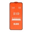 محافظ صفحه نمایش شیشه ای Iphone X / XS / 11 Pro - Full Cover 21D (بدون پک) - مشکی