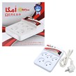 محافظ برق تلویزیون و یخچال و فریزر 5 خانه کلید دار امگا با کابل 1/3 متری