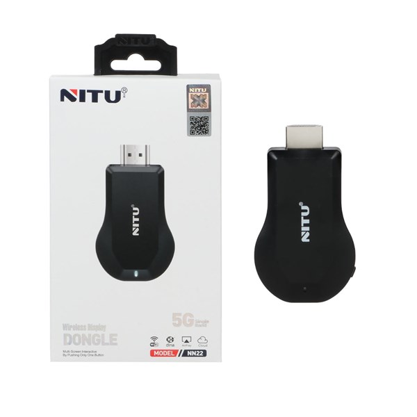 دانگل انتقال تصویر NITU مدل NN22 - مشکی (گارانتی 12 ماه تعویض نیکان همراه)