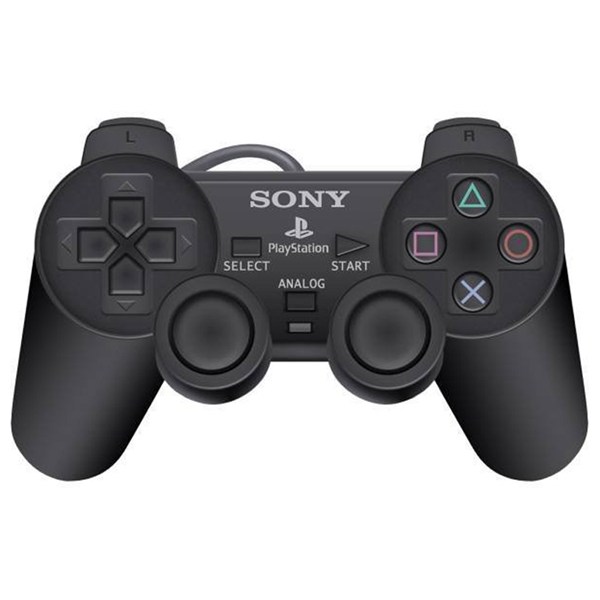 دسته بازی تک شوکدار Sony PS2 مدل IC دار سیم ابریشمی