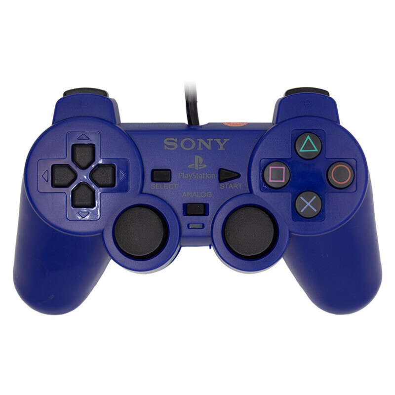 دسته بازی تک شوکدار Sony PS2 مدل IC دار سیم ابریشمی