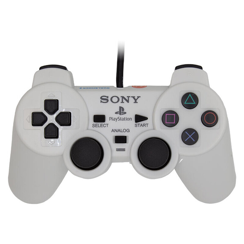 دسته بازی تک شوکدار Sony PS2 مدل IC دار سیم ابریشمی