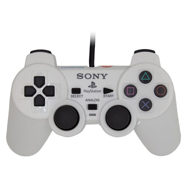 دسته بازی تک شوکدار Sony PS2 مدل IC دار سیم ابریشمی