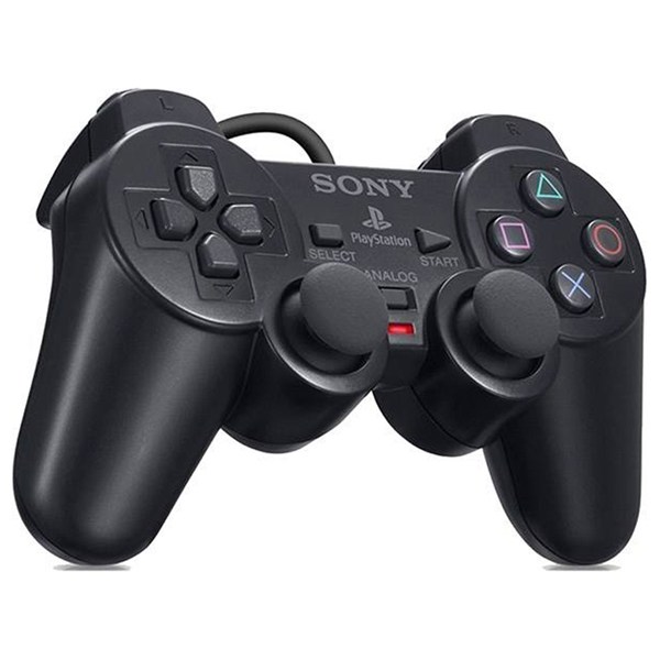 دسته بازی تک شوکدار Sony PS2 مدل IC دار سیم ابریشمی