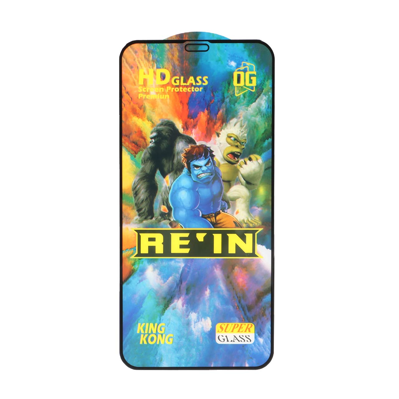 محافظ صفحه نمایش شیشه ای Full Cover REIN مدل iPhone 11 / XR - مشکی