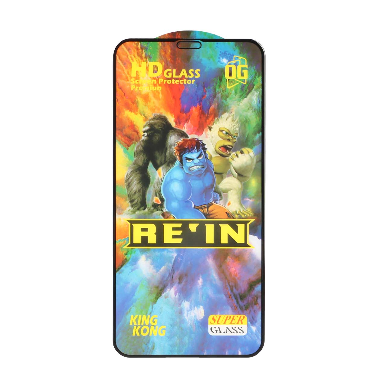 محافظ صفحه نمایش شیشه ای Full Cover REIN مدل iPhone X / 11 Pro / XS - مشکی