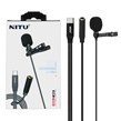 میکروفون یقه ای NITU Type-C مدل NM02 (گارانتی 18 ماه تعویض نیکان همراه)