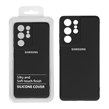 قاب نیو سیلیکون محافظ لنزدار RFF مدل Samsung S21 Ultra مشکی (پک دار)