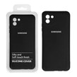قاب نیو سیلیکون محافظ لنزدار RFF مدل Samsung A03 مشکی (پک دار)