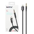 تبدیل NITU AUX TO Lightning مدل AUX015 - مشکی (گارانتی 18 ماه تعویض نیکان همراه)