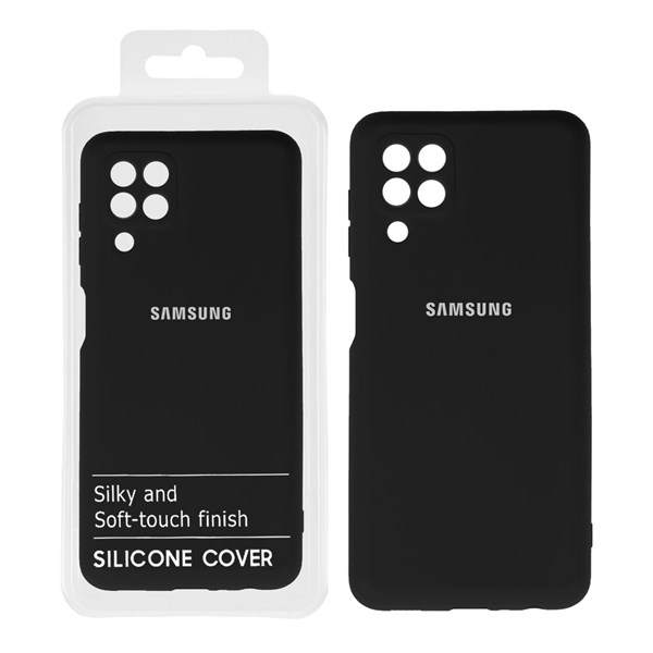 قاب نیو سیلیکون محافظ لنزدار RFF مدل Samsung Galaxy A22 4G / M22 / M32 4G / F22 - مشکی (پک دار)