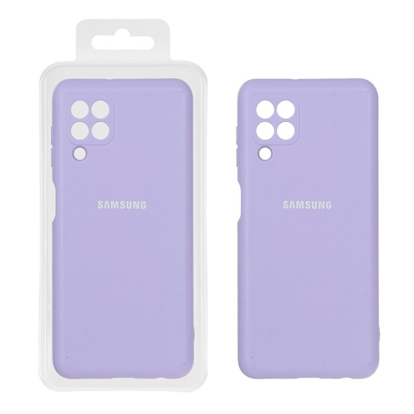 قاب نیو سیلیکون محافظ لنزدار RFF مدل Samsung Galaxy A22 4G / M22 / M32 4G / F22 - یاسی (پک دار)