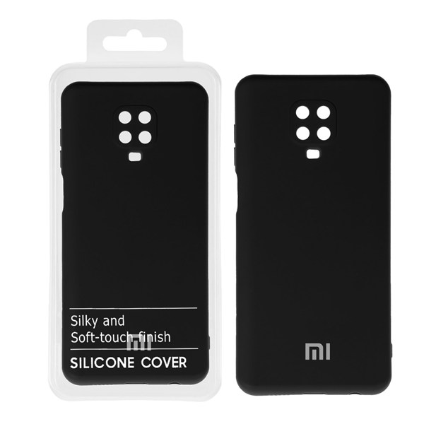 قاب نیو سیلیکون محافظ لنزدار RFF مدل Xiaomi Redmi Note 9S / Note 9 Pro / Note 9 Pro Max - مشکی (پک دار)