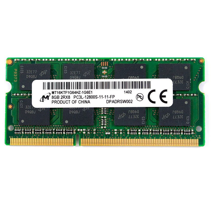 رم لپ تاپ میکرون PC3L DDR3L 8GB Single 1600MHz