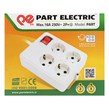 چند راهی 4 خانه پارت الکتریک با کابل 3 متر مدل PE329