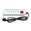 چند راهی 3 خانه ارت دار پارت الکتریک PE8760 با کابل 1٫8 متری