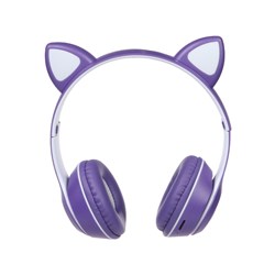 هدفون فانتزی بی سیم a cat مدل MZ-023 - بنفش