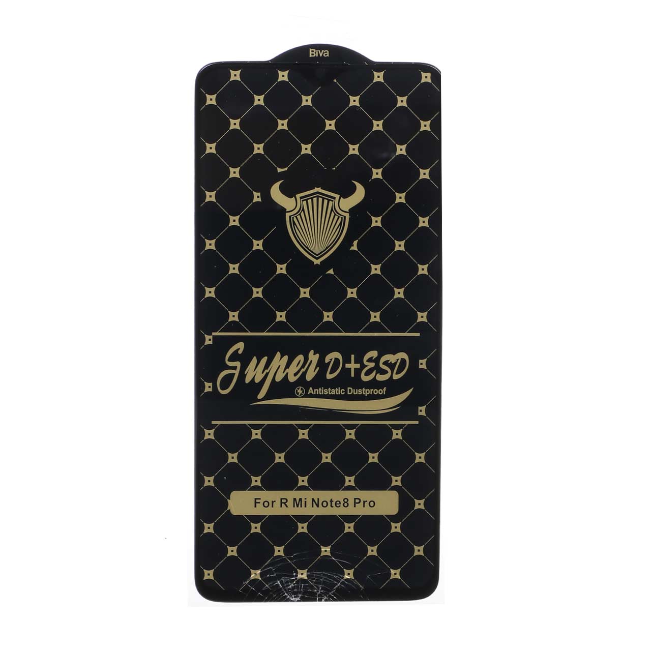محافظ صفحه نمایش شیشه ای Xiaomi Redmi Note 8 Pro / Poco M3 / Redmi 9T / Note 9 4G - Full Cover Super D Plus Biva - مشکی (بدون پک)