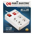 محافظ برق 4 خانه ارت دار پارت الکتریک PE894 با کابل 3 متری