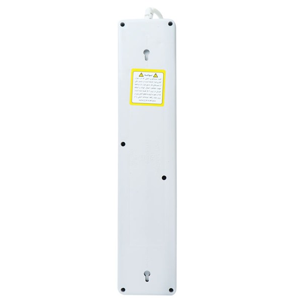 چند راهی 5+1 خانه فیوز دار پارت الکتریک PE2095 با کابل 1٫8 متری