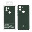 قاب نیو سیلیکون محافظ لنزدار RFF مدل Xiaomi Redmi A1 Plus / Redmi A2 Plus - سبزتیره کد 6 (پک دار)