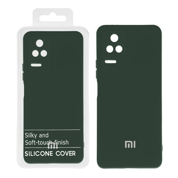 قاب نیو سیلیکون محافظ لنزدار RFF مدل Xiaomi Poco F4 / Redmi K40S - سبزتیره کد 6 (پک دار)