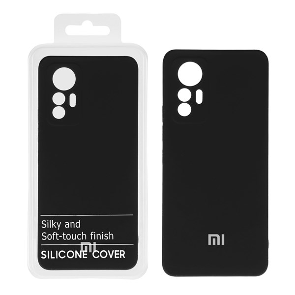 قاب نیو سیلیکون محافظ لنزدار RFF مدل Xiaomi 12 Lite - مشکی کد 6 (پک دار)